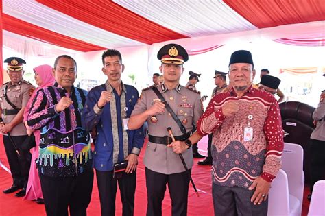 Hadiri Upacara Penutupan Diktuba Polri Gelombang I Bupati Bengkalis