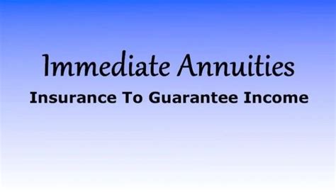 annuities