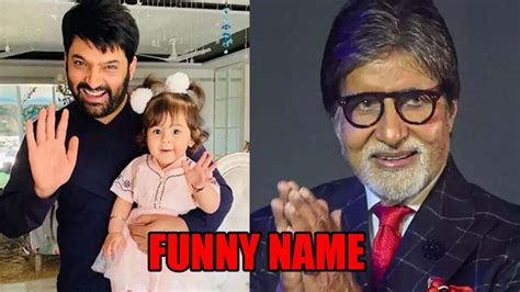 Do You Know Kapil Sharmas Daughter Calls Amitabh Bachchan With This