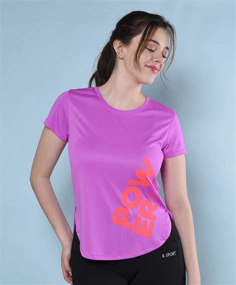 Polera Deportiva Manga Corta Cuello Redondo Tricot
