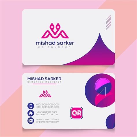 Premium Vector Multimedia Business Card Design Template