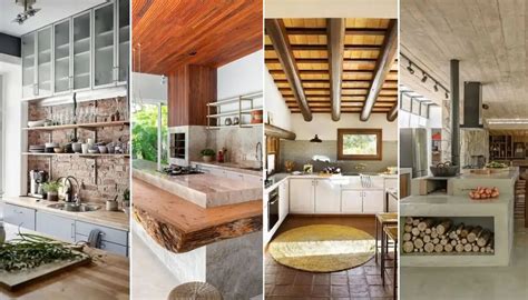 Modern rustic kitchen: 52 decor inspirations