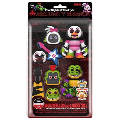 Funko Snaps Five Nights At Freddys Glamrock Chica And Montgomery