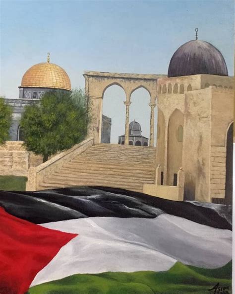 Palestine Painting by Asim Sultan | Saatchi Art