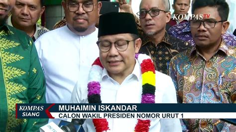 Ini Kata Cak Imin Soal Perubahan Format Debat Cawapres Video Dailymotion