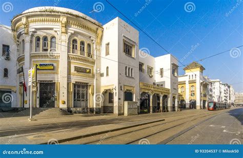 In The Streets In Casablanca City Morocco Editorial Photography