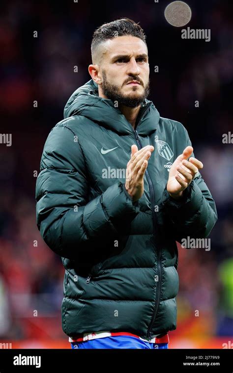 Madrid Apr 13 Koke Salutes The Fans After The Champions League Match