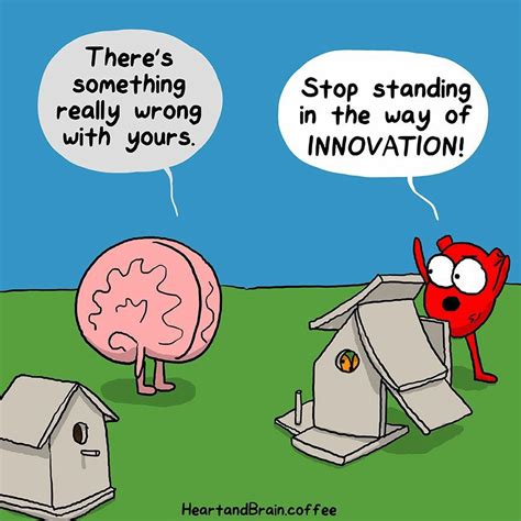 The Awkward Yeti Comics Heart And Brain Cartoons Comics Funny Comics