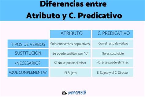 Diferencias Entre El Complemento Predicativo Y El Atributo