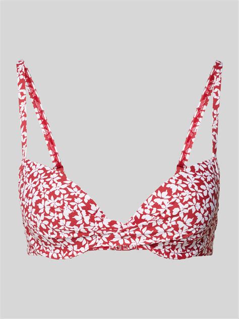 Esprit Bikini Oberteil Mit Floralem Allover Print Modell Calusa Beach