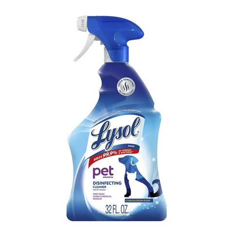 Lysol Pet Solutions Disinfecting Cleaner Citrus Blossom Scent 32 Fl