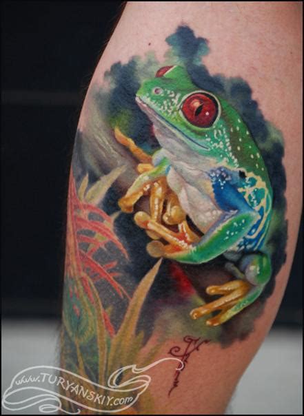 Frog By Oleg Turyanskiy TattooNOW