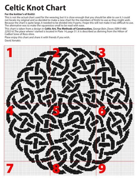 Celtic Knot Chart Knitting Universe