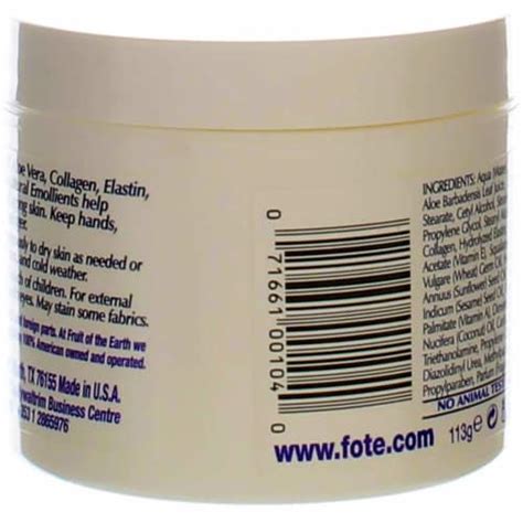 Fruit Of The Earth Aloe Vera Skin Care Cream Oz G Oz Qfc