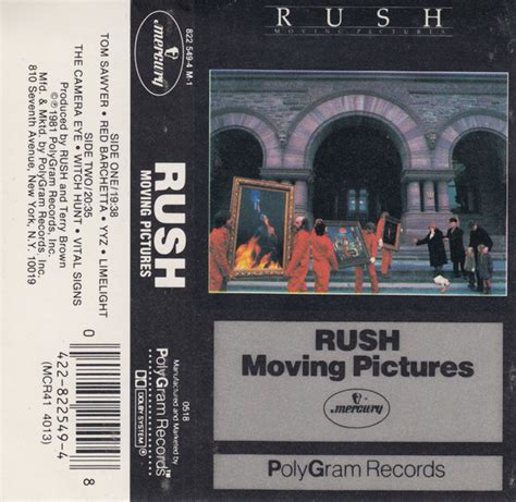 Rush - Moving Pictures (1988, 72, Cassette) | Discogs