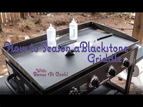 How To Season A Blackstone Griddle And St Cook Artofit