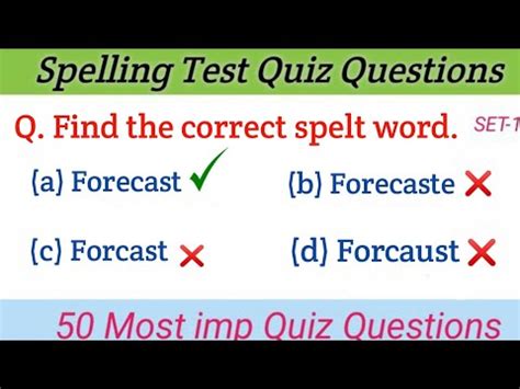 Spelling MistakesCorrectly Spelt Word In English Choose The Correctly