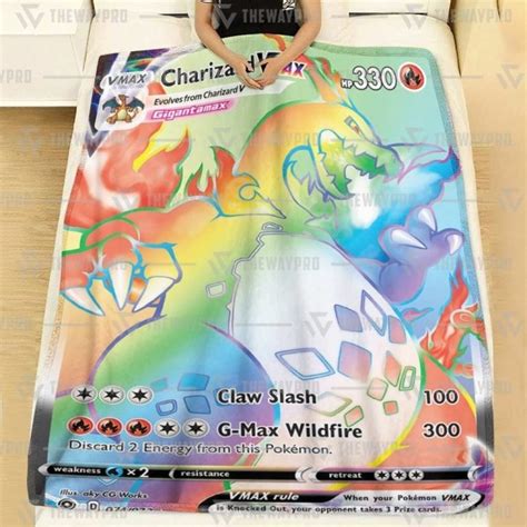 Anime Pokemon Pokemon Charizard Celebrations Blanket Hot Sale 2023