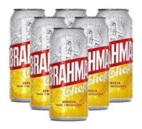 Cerveza Brahma Lata 473ml Rubia Pack X6 Zetta Bebidas