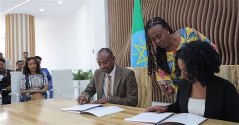 Digaf Microcredit Labour Ministry Sign Partnership Deal Ethiopian