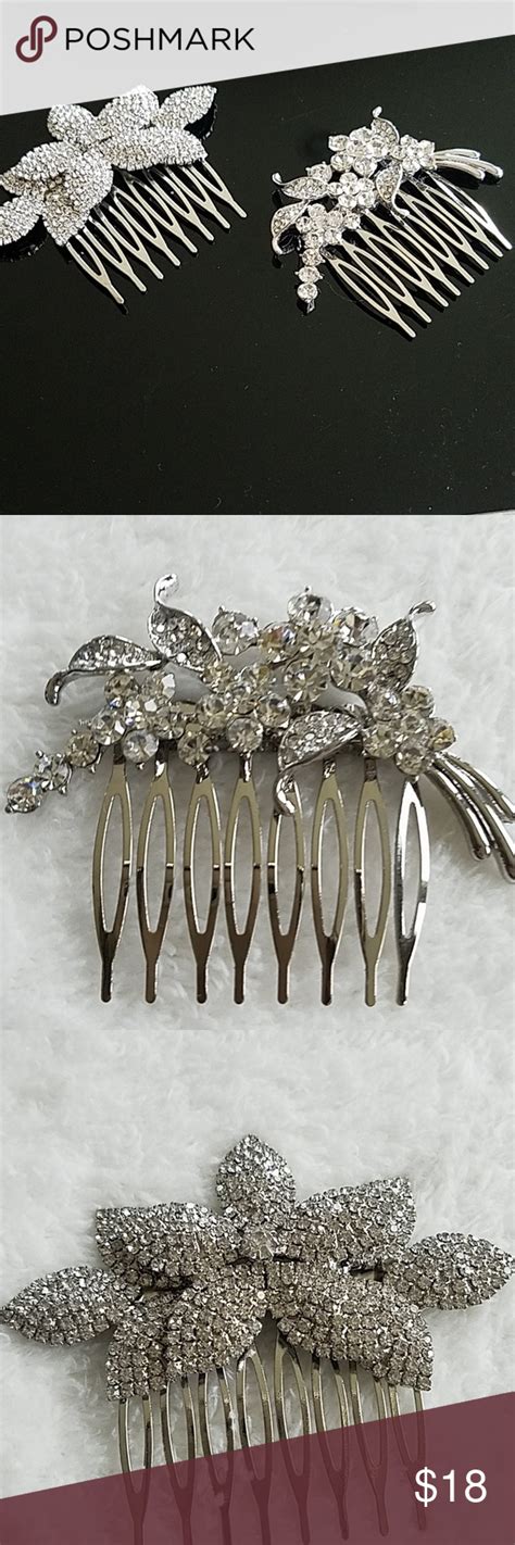 Jeweled Hair Combs Jeweled Hair Comb Jewels Hair Accessories