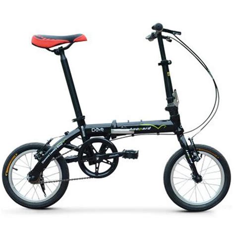 Single Speed Folding Outdoor Bicycle 14 Inch Mini Folding Bike Aluminum