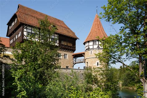 Foto De Zollernschloss In Der Kreisstadt Balingen Im Zollernalbkreis Do