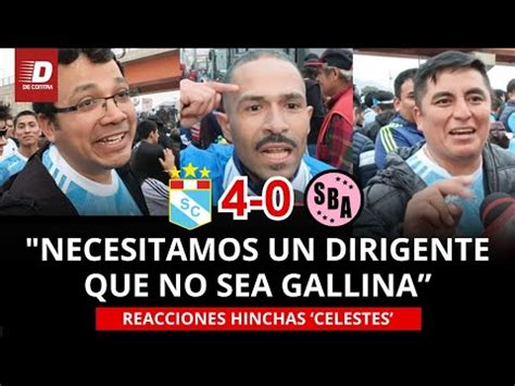 Raffo L Rgate Hinchas De Sporting Cristal Reaccionan A La Goleada