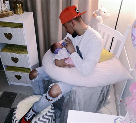 South African Rapper Aka Feeding His Beautiful Daughter And They Look