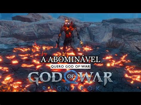 God Of War Ragnarok Boss A Abomin Vel The Hateful Todas As Tocas