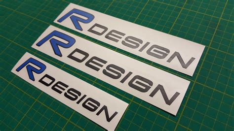 Zen Graphics Volvo R Design Decals Stickers