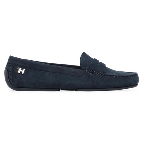 Mocassini Tommy Hilfiger Essential Moccasin FW0FW05638 Blu Scuro