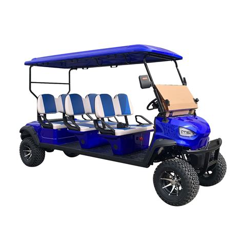 Hot Sale 48V 60V Lithium Battery 6 Seater Lifted Electric Golf Cart