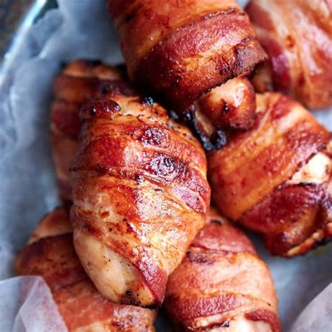 Bacon Wrapped Chicken Thighs Craving Tasty