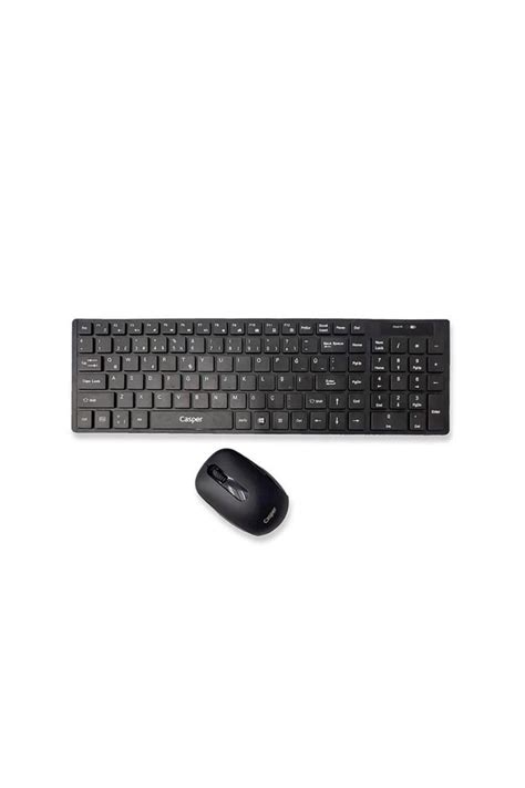 CASPER Kablosuz Klavye Mouse Set Siyah USB SK CS AX7900 W Fiyatı