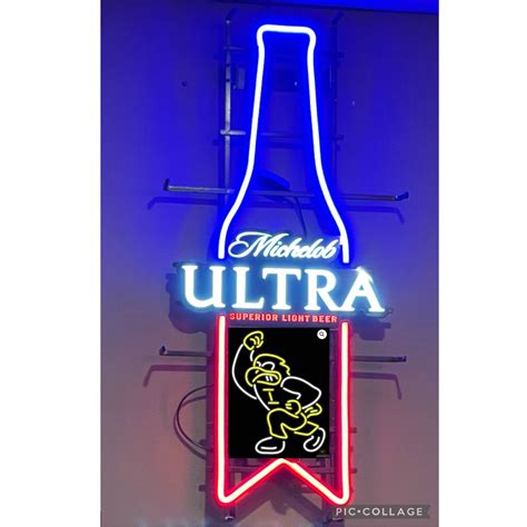 Custom Iowa Hawkeye Michelob Ultra Neon Sign Neon Light Diy Neon Signs