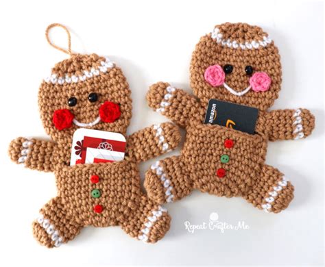 30 Free Gingerbread Crochet Patterns Repeat Crafter Me