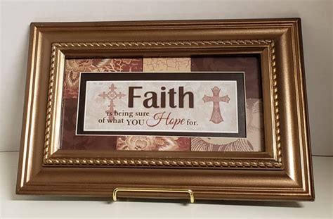 Faith Wall Art - Brown