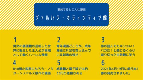 ヴァルハラオティンティン館刺激の強さに全振り貞操観念逆転モノの異世界転生ハーレム漫画