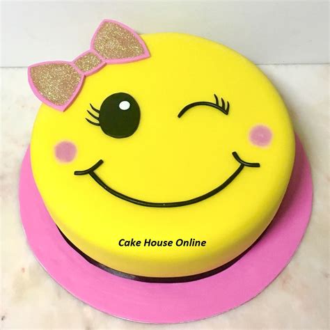 Sweet Smiley Cake - Cake House Online