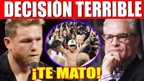 Acciones Jim Lampley Hacen Llorar A Canelo Lvarez Y Tomar Una Decisi N