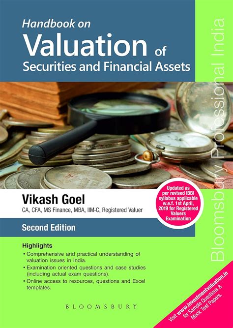 buy handbook  valuation  securities  financial assets book