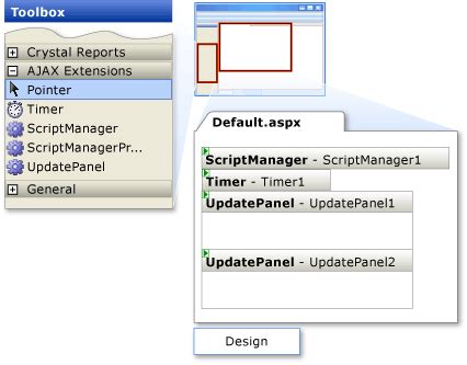 Walkthrough Using The ASP NET Timer Control With Multiple UpdatePanel