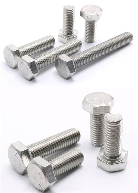 M M M M Stainless Steel Hexagonal Screws Outer Hex Bolt Din