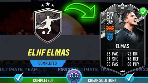 87 Showdown Eljif Elmas SBC Completed Cheapest Solution Tips Fifa