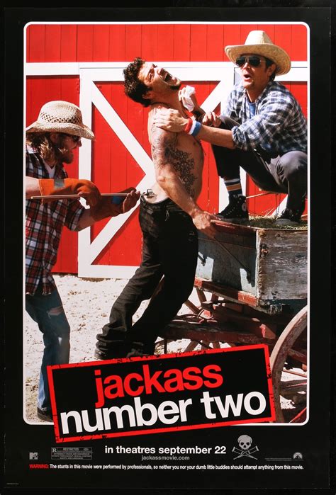 Jackass Number Two 2006 Original One Sheet Movie Poster Original Film Art Vintage Movie