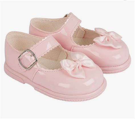 Pink Bow Hard Sole Shoes Maguire Outlet