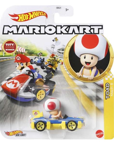 Hot Wheels Hot Wheels Mario Kart Toad Mach 8 Tumbleweed Toys