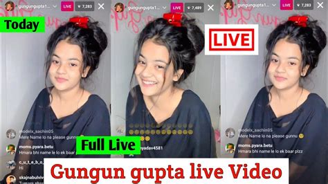 Gungun Gupta Live Today On Instagram Gungun Gupta New Video