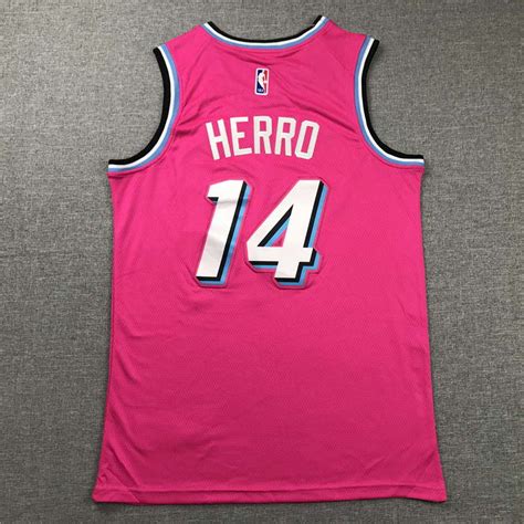 Tyler Herro #14 Miami Heat 2020-21 Pink Swingman Jersey